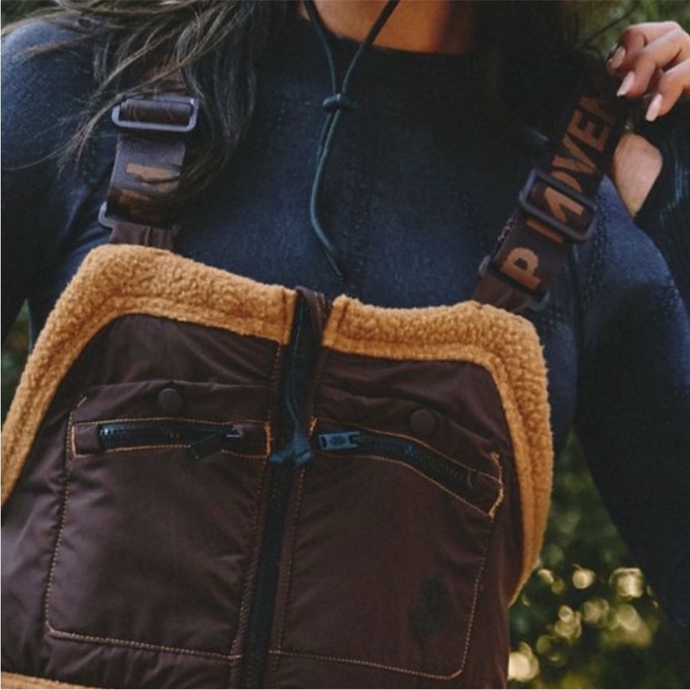 Free People Movement Hit The Slopes Overalls NWOT - Picture 4 of 16